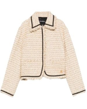 KARL LAGERFELD Veste À Bords Effilés - Natural