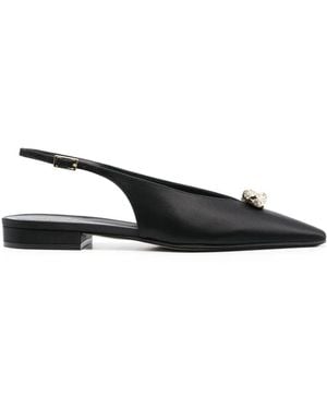 Lanvin Swing Slingback Court Shoes - Black