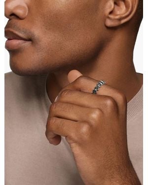 David Yurman Sterling Armory Diamonds Ring - Brown