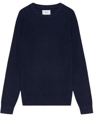 NN07 Crew-Neck Jumper - Blue