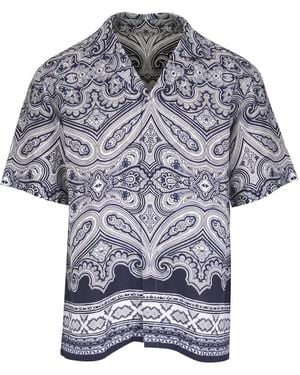 Orlebar Brown Paisley Woven Shirt - Grey