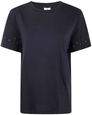 Paul Smith Embroidered Letters T-Shirt - Black
