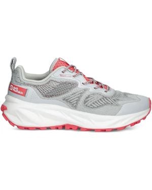 Jack Wolfskin Panelled-Design Trainers - White