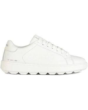 Geox Sneakers Bianche Con Suola Chunky - Bianco