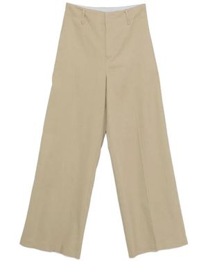 Alysi Concealed-Closure Pants - White