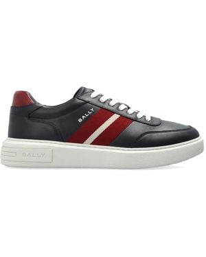 Bally Stripe-Detail Trainers - White