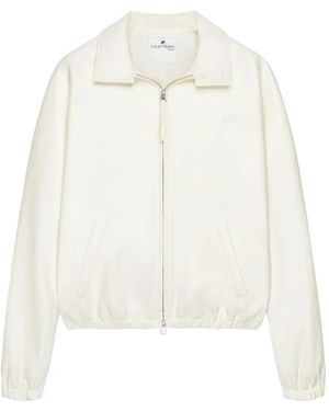 Courreges Zip-Fastening Jacket - White