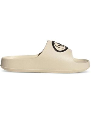 adidas Adilette 00S Logo-Patch Slides - White