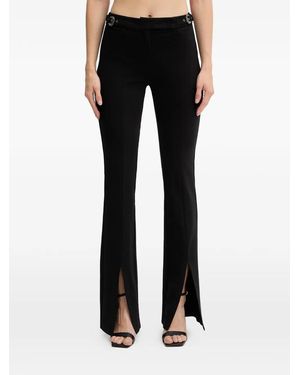 Versace Jeans Couture Buckle-Detailed Trousers - Black