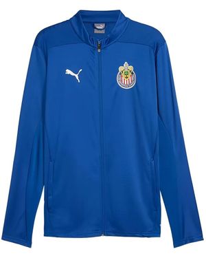 PUMA Logo Zip Sweatshirt - Blue