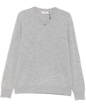 Altea V-Neck Cashmere Sweater - Grey
