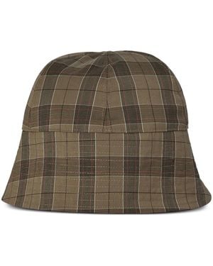 Rosetta Getty Plaid Bucket Hat - Green