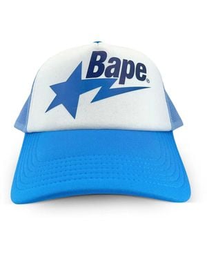 A Bathing Ape Sta Mesh Cap - Blue