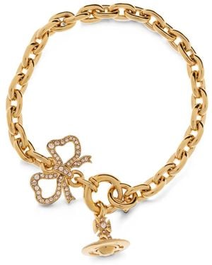 Vivienne Westwood Rigoberta Orb-Pendant Bracelet - Metallic