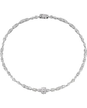 Anabela Chan Collar Spectra En Oro Blanco De 18 Ct Con Diamantes
