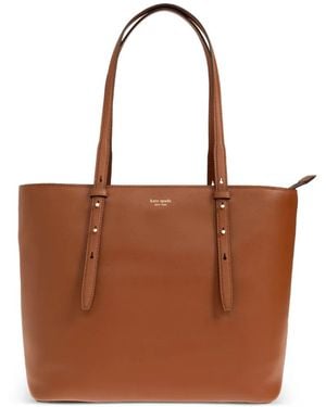 Kate Spade Do It All Leather Tote Bag - Brown