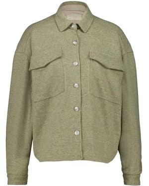 120% Lino Pocket Button Jacket - Green