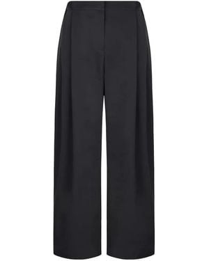Amomento Pantaloni Two Tuck Balloon - Blu