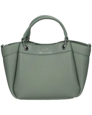 ARMANI EXCHANGE Sac Cabas À Logo Imprimé - Vert