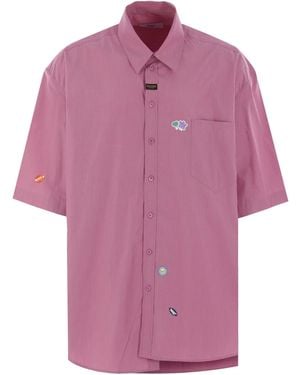 Martine Rose Oversized Cotton Shirt - Pink