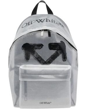 Off-White c/o Virgil Abloh Heritage Logo Backpack - Grey
