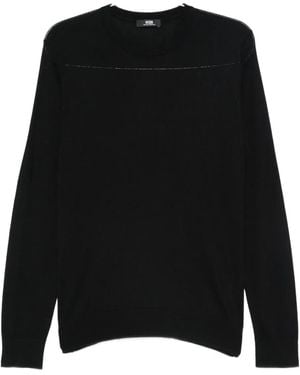 Alpha Studio Pull À Col Rond - Noir