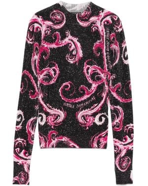 Versace Jeans Couture ルレックス セーター - レッド