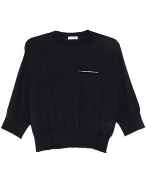 Peserico Cashmere-Silk Top - Blue