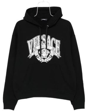 Versace Medusa-print hoodie - Negro