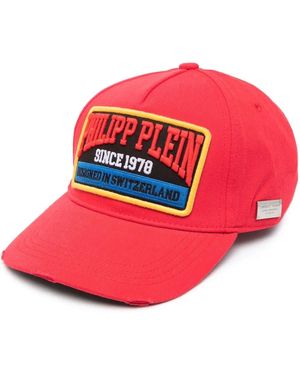 Philipp Plein ダメージ キャップ - ピンク