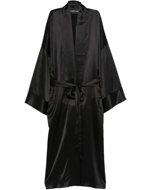 JACOB LEE Belted Coat - Black