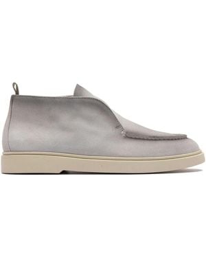 Officine Creative Bones 102 Suede Boots - Grey