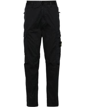 Stone Island Pantalone Regular Tapered - Black