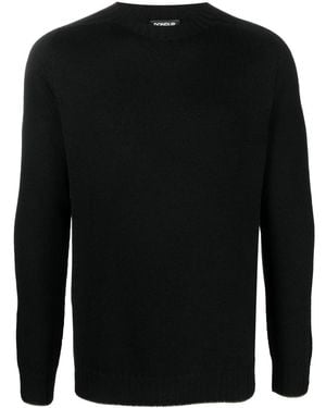 Dondup Ribbed-Detail Knit Jumper - Black