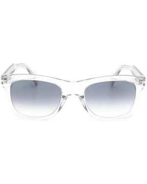 David Beckham Rectangle-Frame Sunglasses - Blue