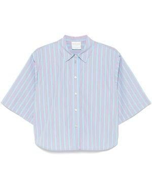forte_forte Striped Shirt - Blue