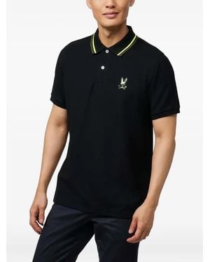 Psycho Bunny Plano Piqué Polo Shirt - Black