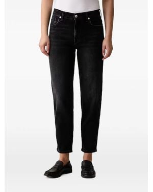 Joop! Maren Faded-Effect Five-Pocket Jeans - Black