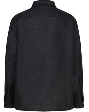 Valentino Garavani Vlogo Padded Shirt Jacket - Black