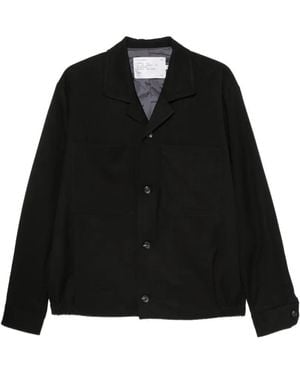 Imperial Veste Boutonnée À Poches Plaquées - Black