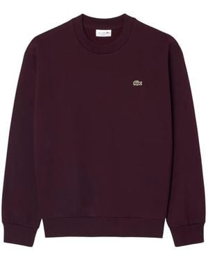 Lacoste Pullover Mit Logo-Patch - Lila