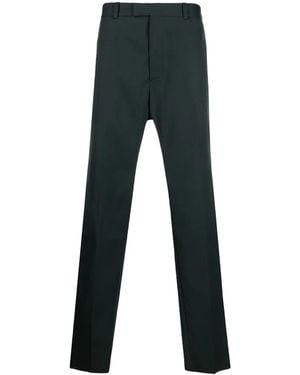 OAMC Contrast-Stitching Straight-Leg Pants - Blue