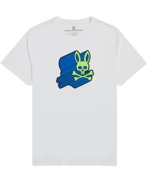 Psycho Bunny ロゴ Tシャツ - ホワイト
