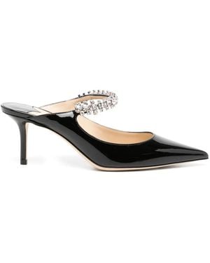 Jimmy Choo Mules Bing con tacón de 65 mm - Negro