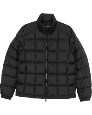Moncler Eglise Square-Quilted Hooded Down Jacket - Black
