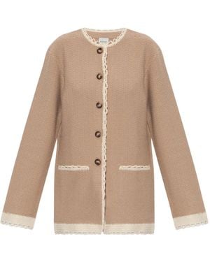 Posse Willow Buttoned Cardigan - Natural