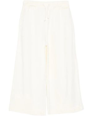 Marc O' Polo Drawstring Wide-Leg Pants - White