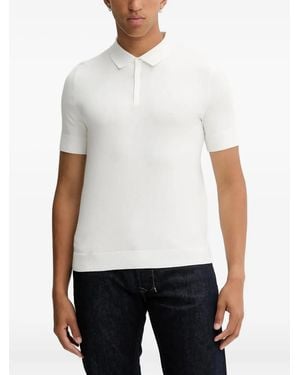HUGO Logo-Detail Polo Shirt - White