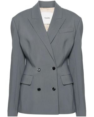 Nanushka Laane Double-Breasted Blazer - Blue