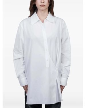 Our Legacy Asymmetric Wave Shirt - White